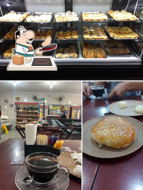 Panquecas em Padaria Campomar