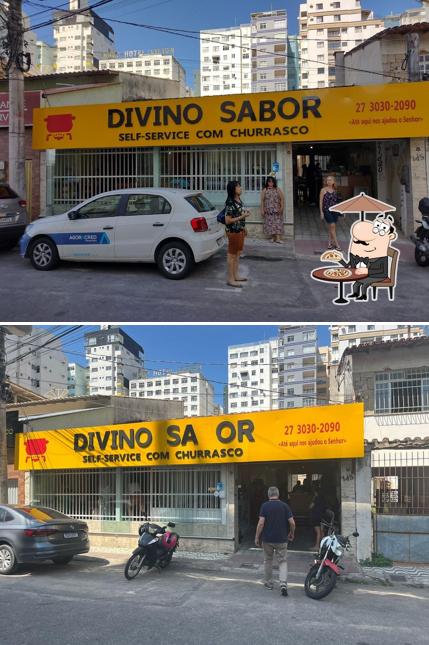 O exterior do Restaurante Divino Sabor - Restaurante Self-service com churrasco em Guarapari es
