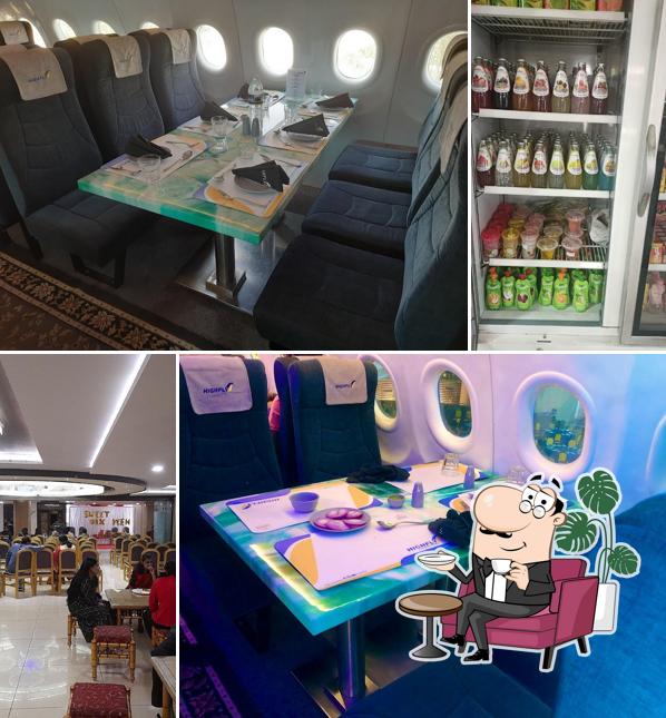 The interior of Highfly Restro