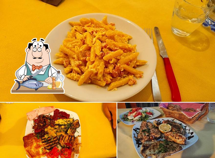 Salmone grigliato al Ristorante Pizzeria Belvedere