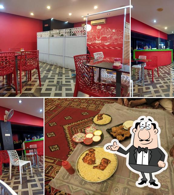 The interior of Zeit Restaurant
