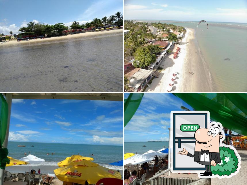 Veja a parte externa do Cabana Dos Corais