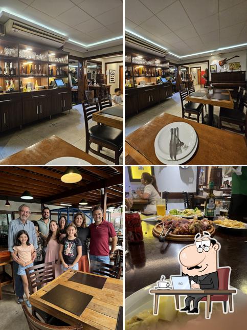 O interior do Bar Do Alemão Piracicaba