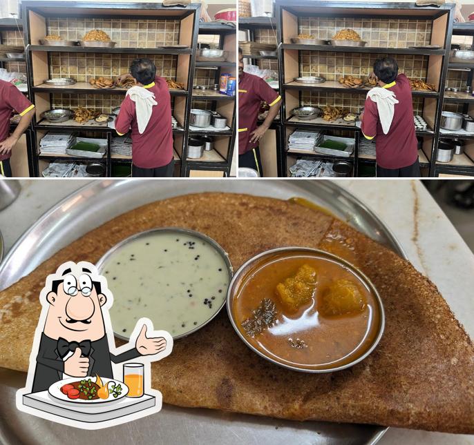 Masala dosa at Hotel Indra Bhavan