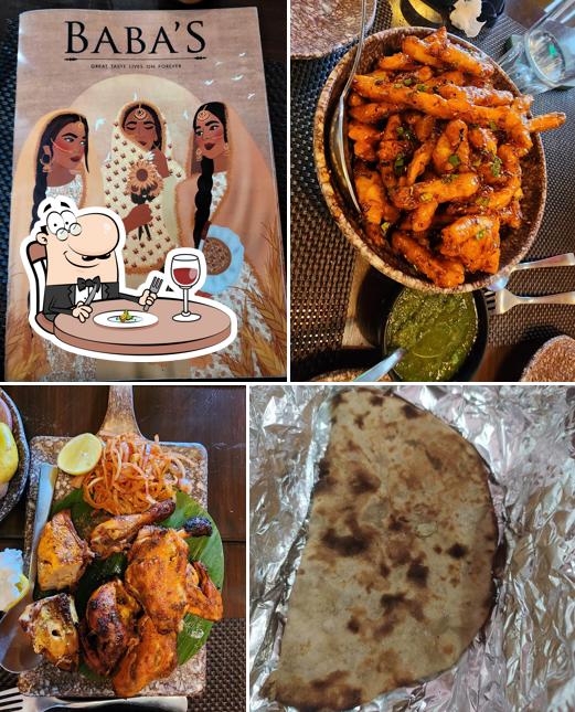Food at Baba’s (Baba Chicken) Infinity, Cyber City