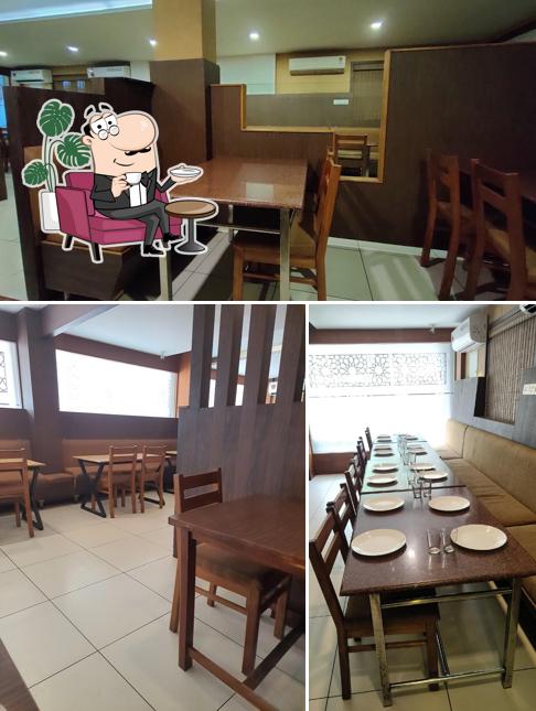 The interior of BR Broast Restaurant