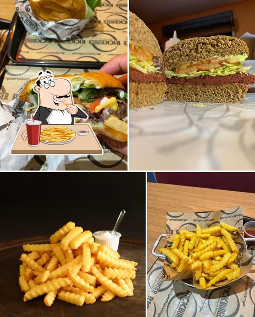 Batata frita em Rick Burger Brasil Foods