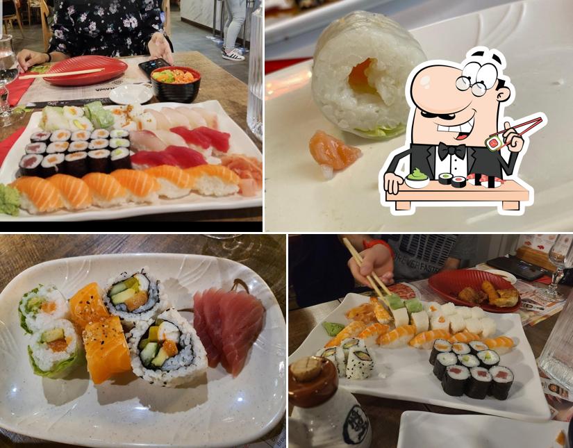 Les sushi sont servis à Okinawa