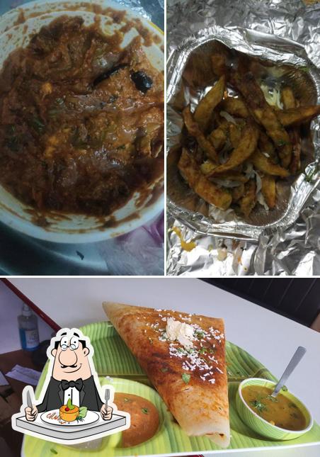 Food at VIP Dosa Cafe