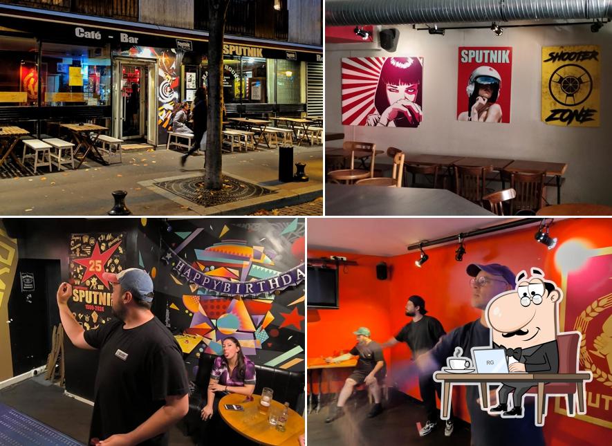 Installez-vous à l'une des tables de Sputnik - Bar à Fléchettes