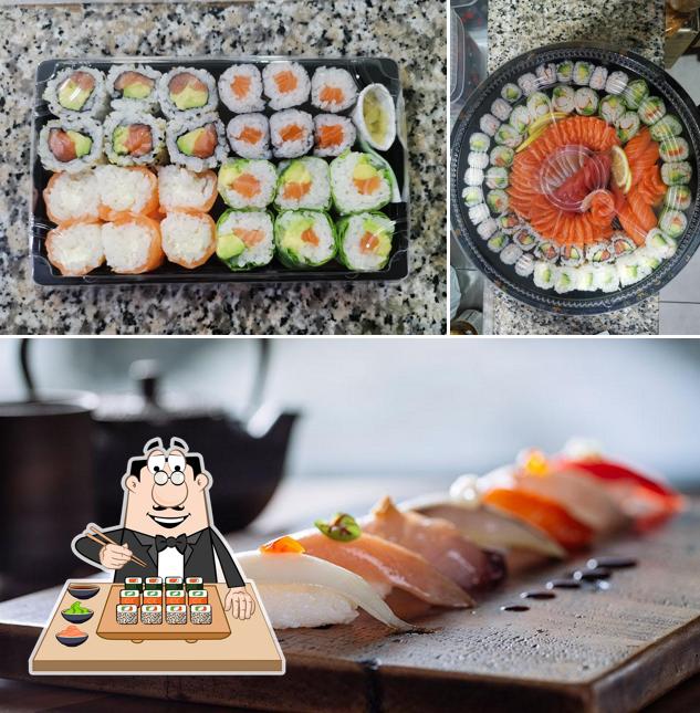 Les sushis sont des aliments célèbres provenant du Japon