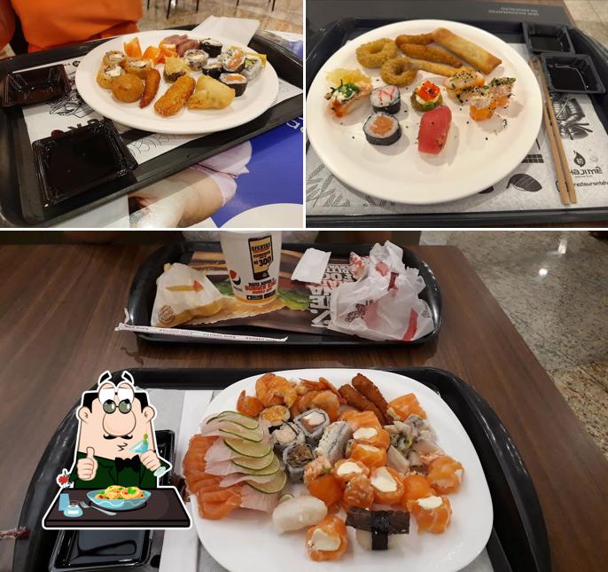Platos en Hajimê Japanese Food