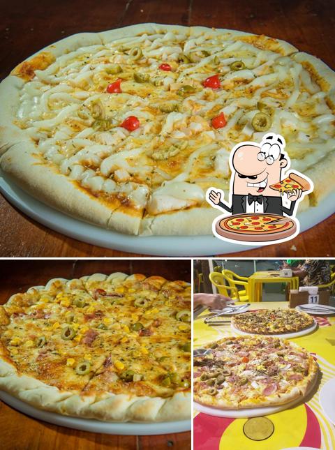 No Broiler - Forno e Brasa, você pode desfrutar de pizza