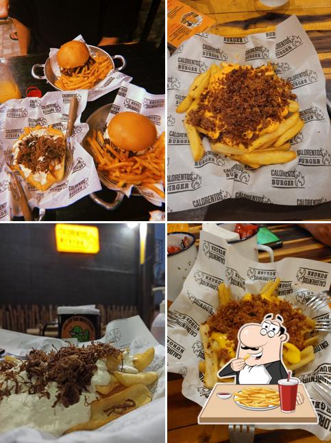 Batata frita em Calorentos Burger Fortaleza