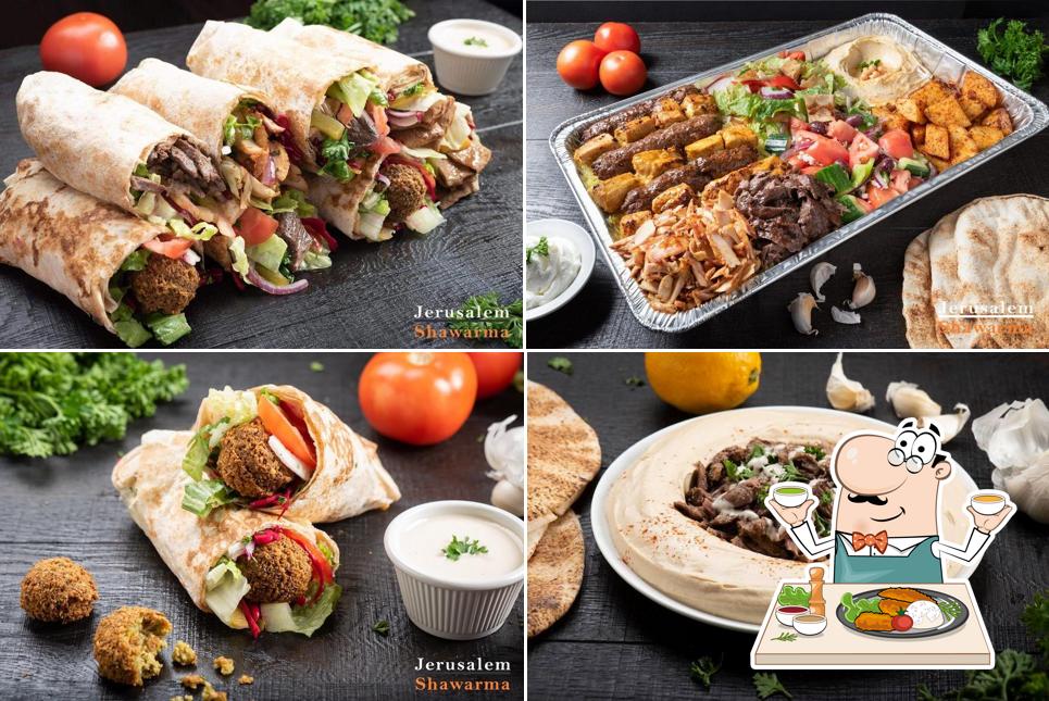 Nourriture à Jerusalem Shawarma