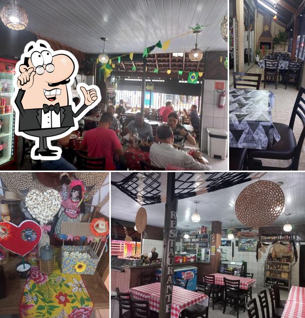 O interior do Restaurante D'Maria Comidas Caseiras e Nordestinas