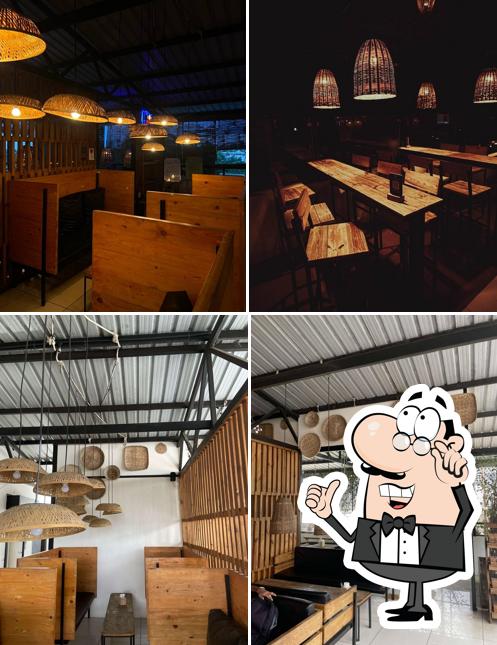 The interior of Timberyard Cafe