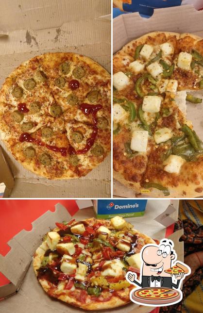 Get pizza at Domino's Pizza Navneet Plaza, Indore