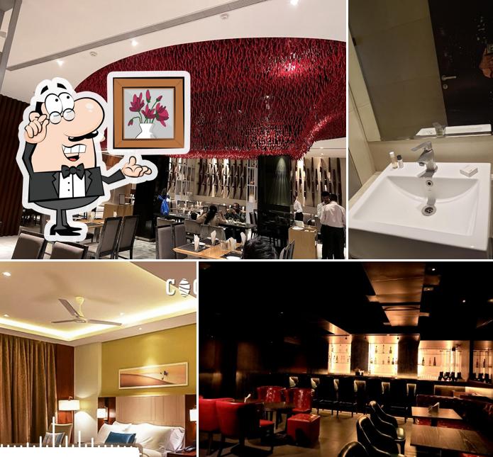 The interior of COCOON HOTEL SANGLI