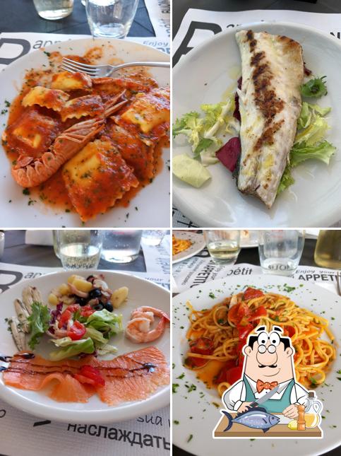 Saumon grillé à La Lanterna in Città 2 - Campoloniano