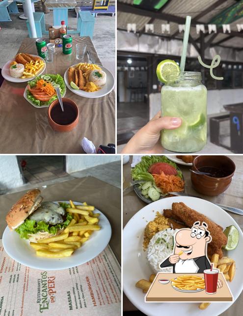 Batata frita em Restaurante Encantos do Peri