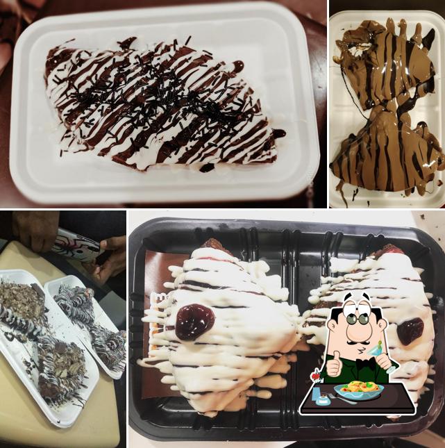 Food at Waffle Adda