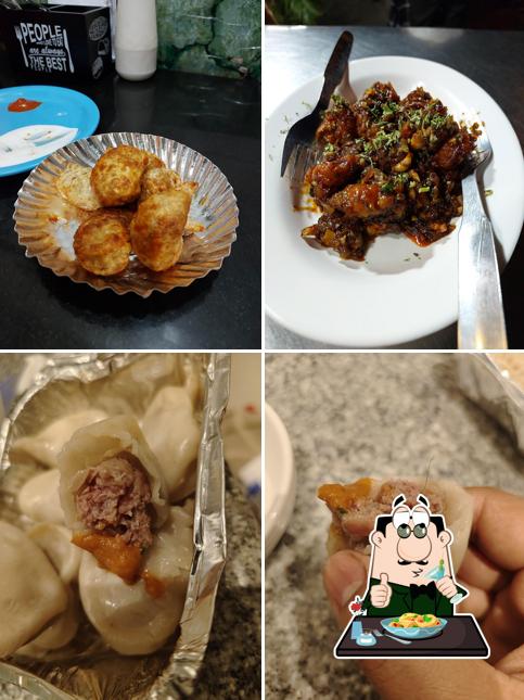 Pork chop at Lepcha's Restaurant & momos Corner