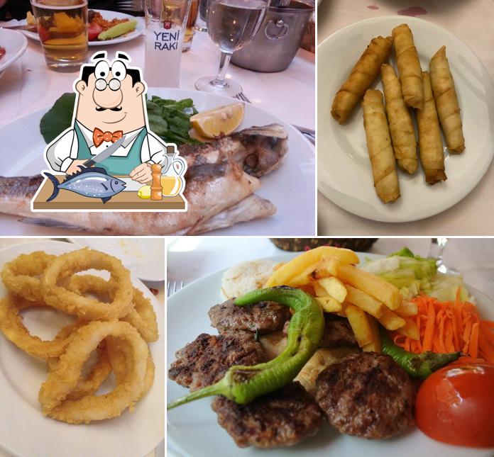 Saumon grillé à Seviç Restoran Bayram'ın Yeri