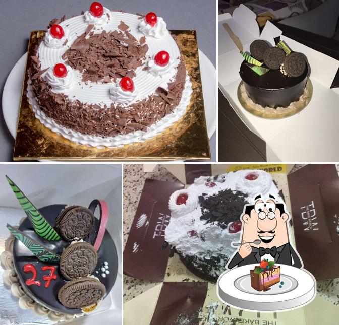Chocolate cake at THE BAKE WORLD