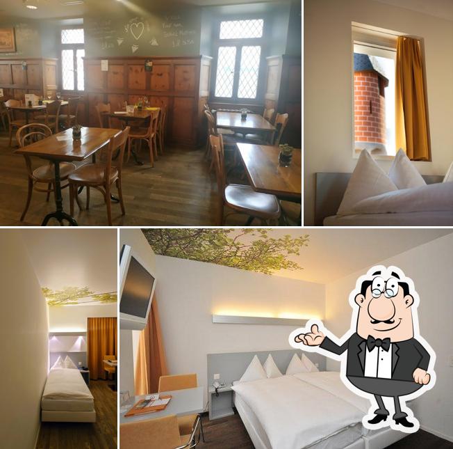 Gli interni di Hôtel de la Poste Sierre