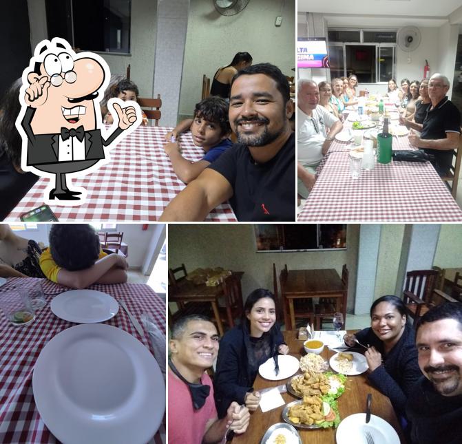 O interior do Peixaria do Anízio