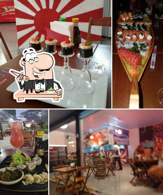 Peça diversas opções de sushi