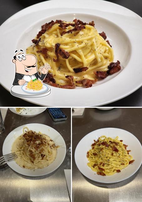Spaghetti alla carbonara al Mastro Tortello
