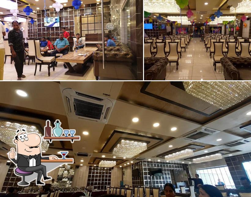 The interior of Royal'z Pepper A Fine Dine Restaurant & Banquet