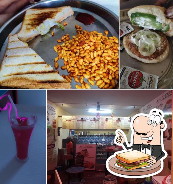 Grilled cheese sandwich at C T Adda