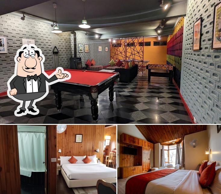 The interior of Honeymoon Inn