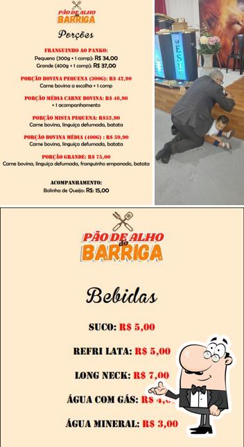 O interior do Pão de Alho do Barriga