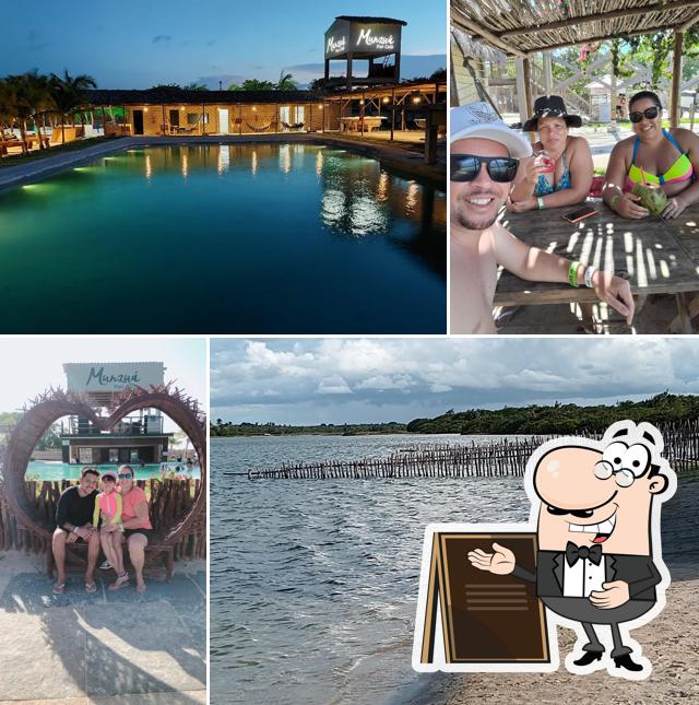 Você pode espairecer no na área externa do Munzuá Pier Club