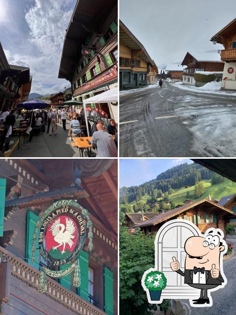 Goditi la vista dagli esterni di Hôtel de Commune de Rougemont