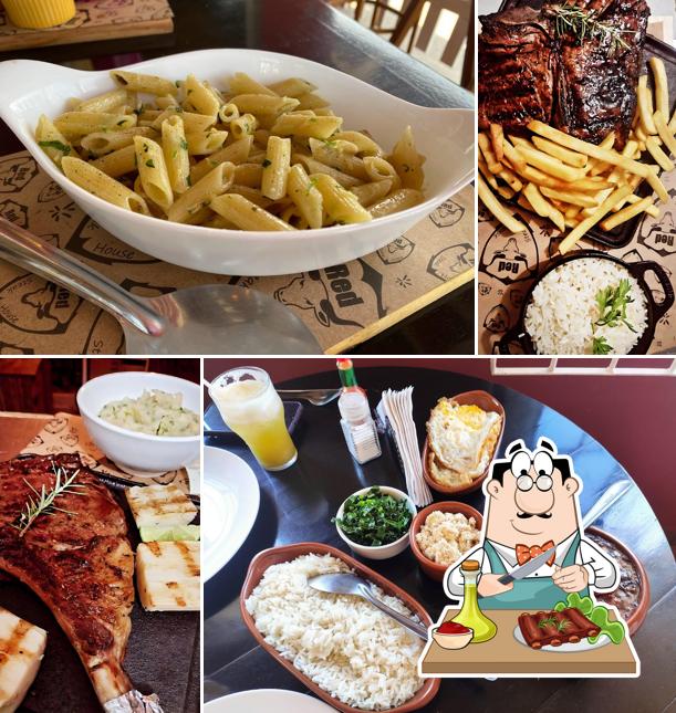 Costelas de porco em Red Steak House
