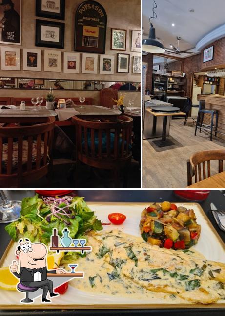 La photo de la intérieur et nourriture de Brasserie Legend Café’s