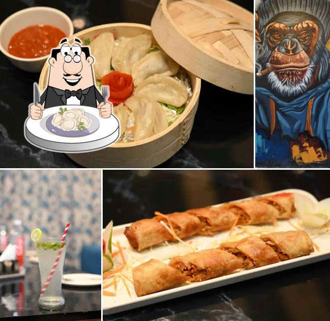 Dumplings at Ice N Fire Restaurant