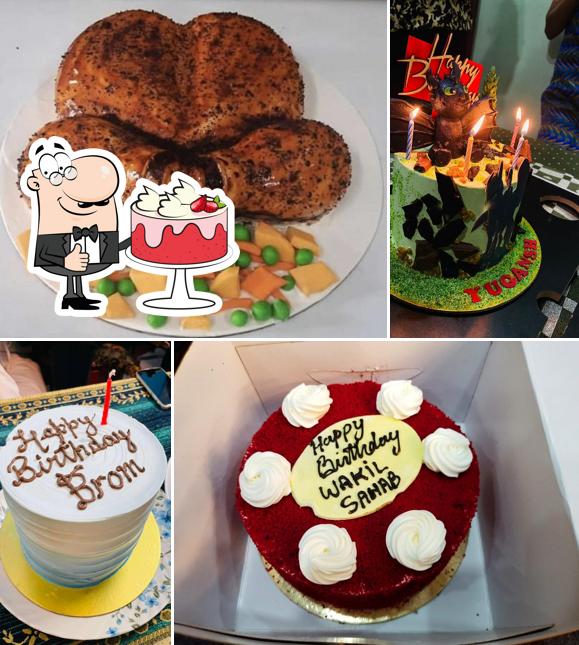 Red velvet cake at Bakestrry Box