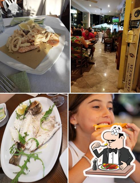 Platti al Ristorante Pizzeria La Focaccia