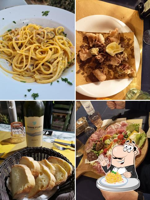 Spaghetti alla carbonara al Tacabanda