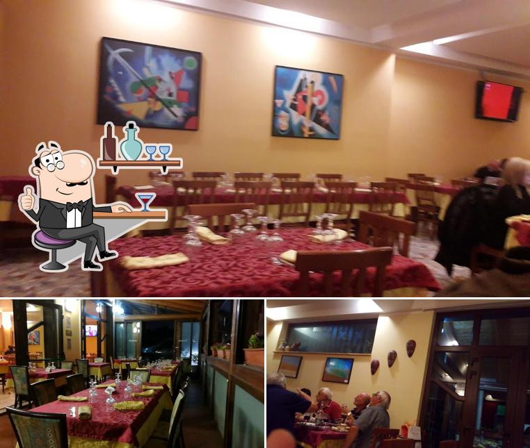 Gli interni di Panoramik Ristorante Pizzeria B&B