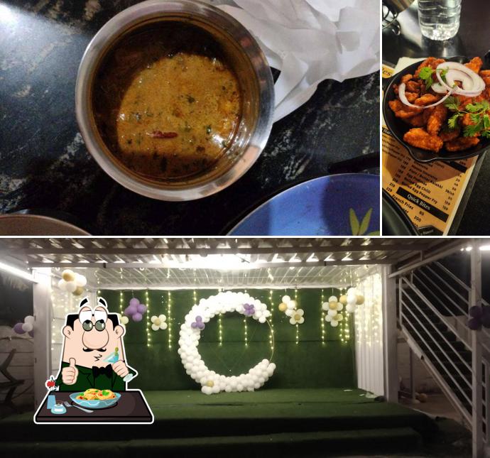 The restaurant's food and beverage