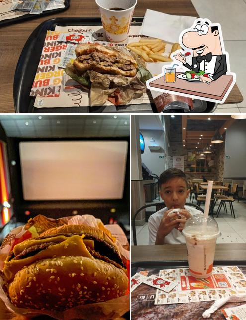 Comida em Burger King