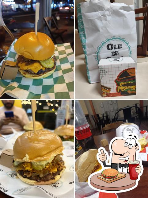 Consiga um hambúrguer no Old Is Cool Burger