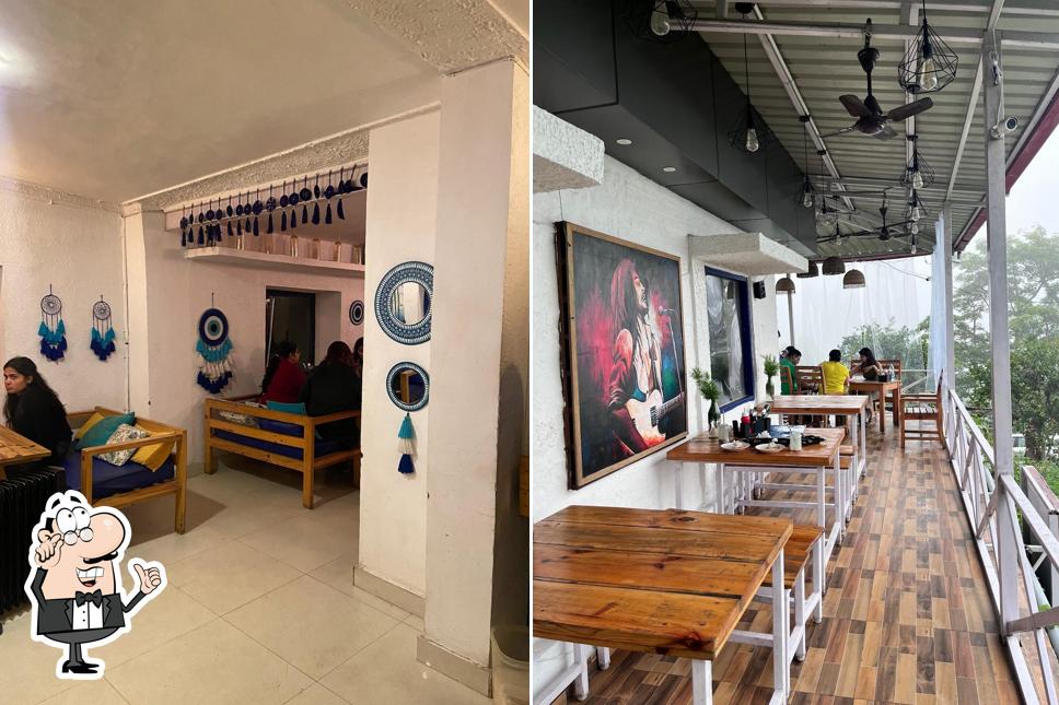 Among various things one can find interior and food at Cliff'd Cafe